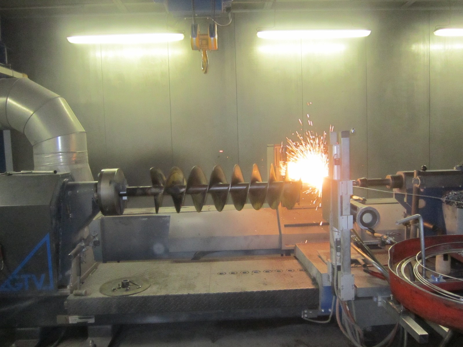Wire flame spraying